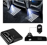 Vista 1 de 2 PCS Luces de Puerta de Automóvil Proyector de Logotipo, Luz Inalámbrica de Logotipo para Puerta de Automóvil, Luz LED de Bienvenida de Cortesía