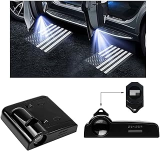 2PCS Car Door Lights Logo Projector, Wireless Car Door Lo...