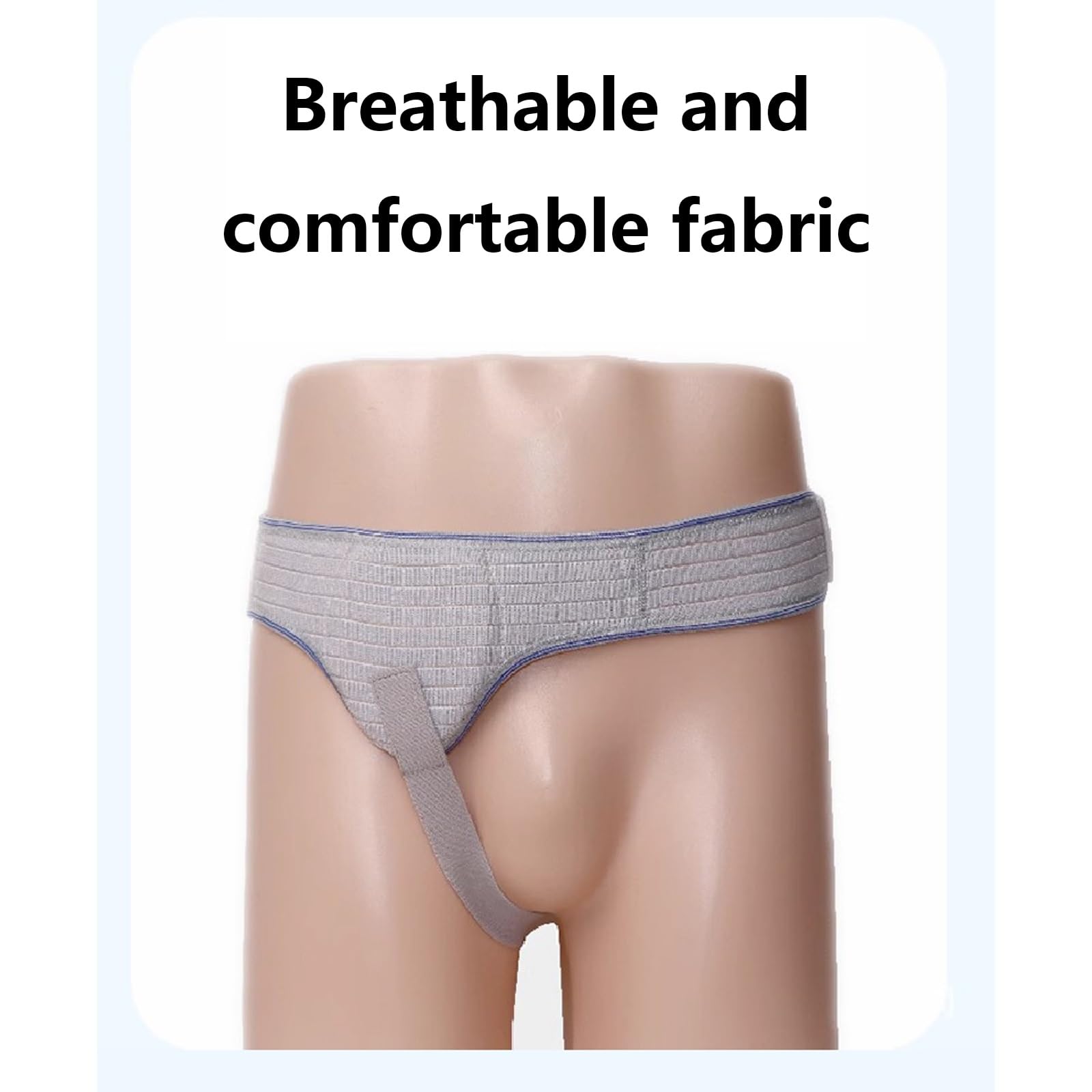 Cinto Erniario, Fascia per Ernia Inguinale Uomo, Ernia Inguinale Uomo, Cintura Doppia per Ernia Inguinale con Cuscinetti di Compressione Rimovibili per Alleviare Il Disagio ernia(Black)