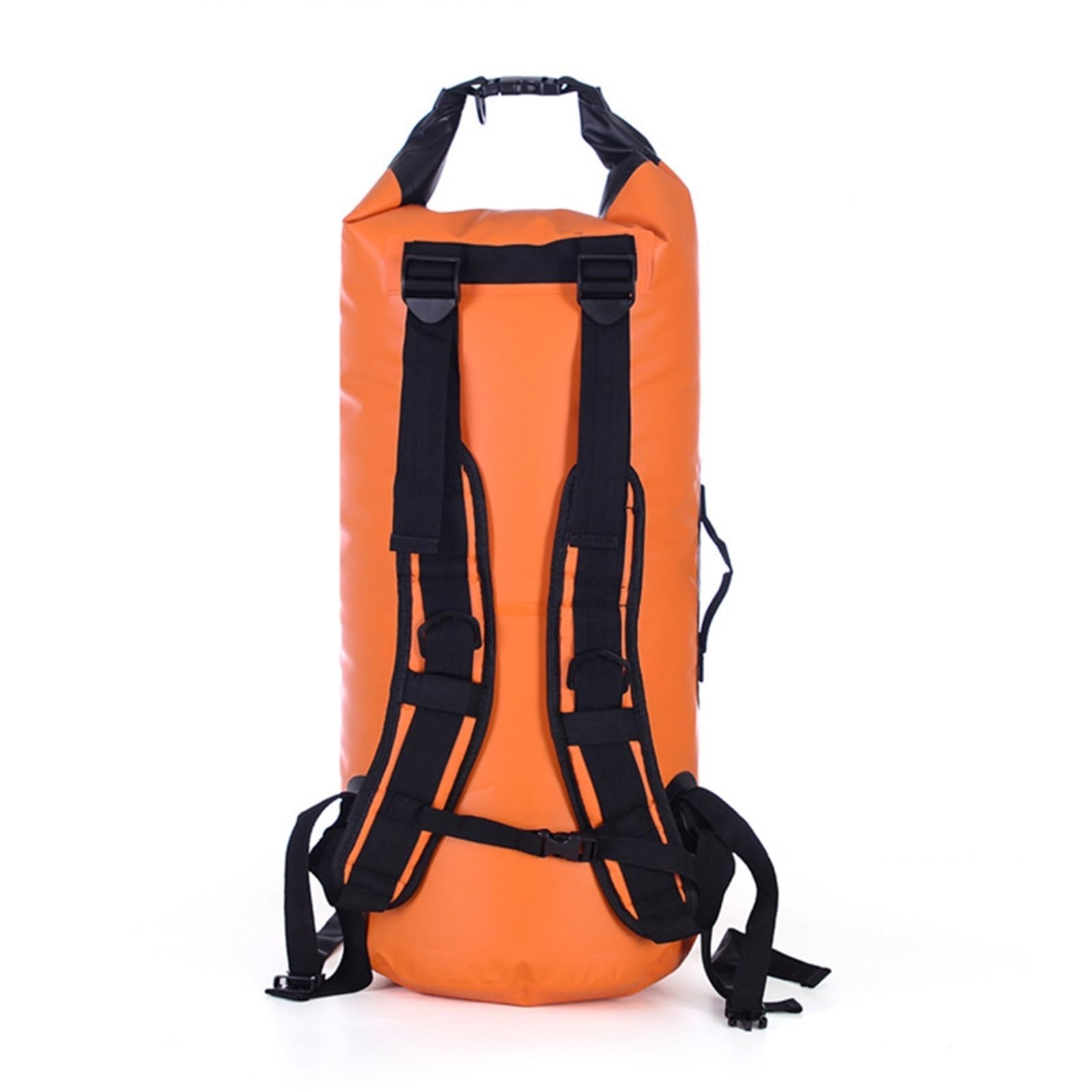 Bolsa Impermeable for natación de 40 l, Bolsa Seca Profesional for Acampar al Aire Libre, Mochila Trekking para Kayak, Senderismo, Rafting(Yellow)