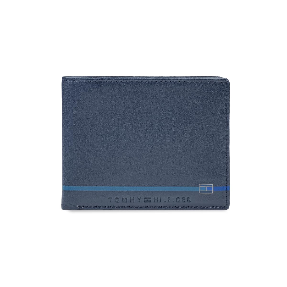 tommy hilfiger Colon Navy Men's Slimfold Wallet | RFID Blocking | 8 Card Slots | Side Closure | Solid Leather-picture-42