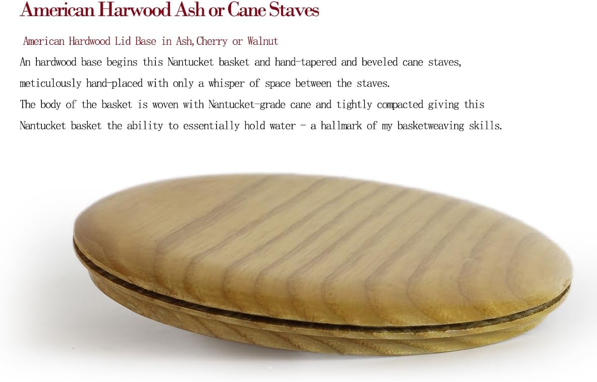 Nantucket Tall Tote Office Handbag with Handle - Cane-on-cane Weave, Picnic Basket, Large Capacity for Women, Top Handle, Home & Outdoor Storage - Image 9