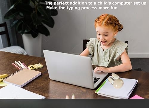 Miniatura 4 de Ratón inalámbrico con forma de conejito Kawaii, portátil, silencioso, ligero, silencioso, inalámbrico, USB, óptico, inalámbrico para PC, laptop,