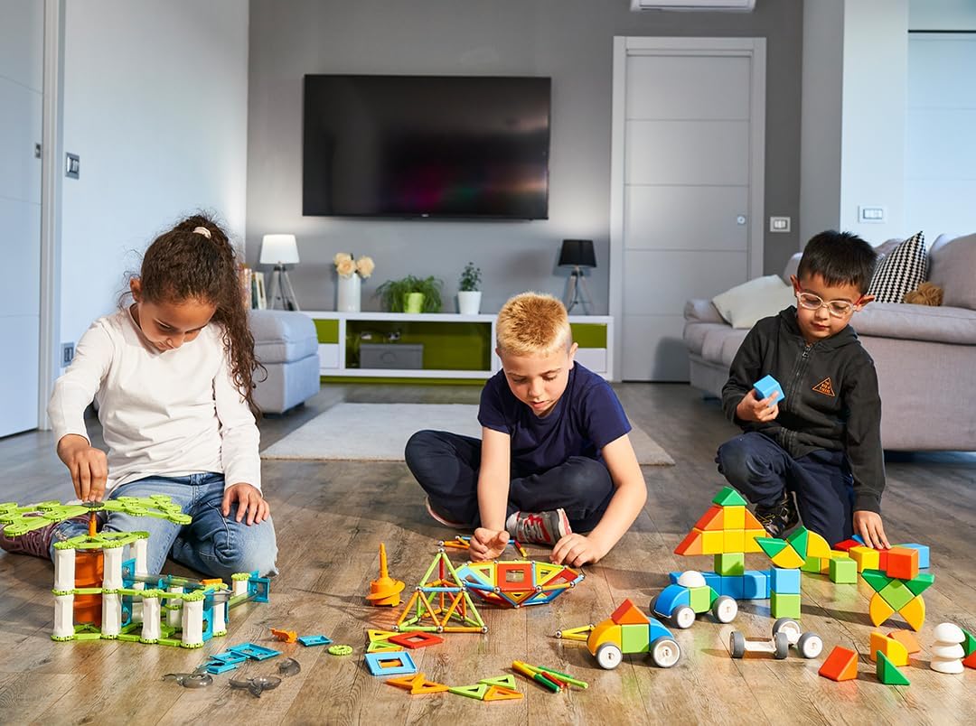 Magnetic blocks - GEOMAG - Magicube 060 - 6 pieces - Stackable - Recycled plastic