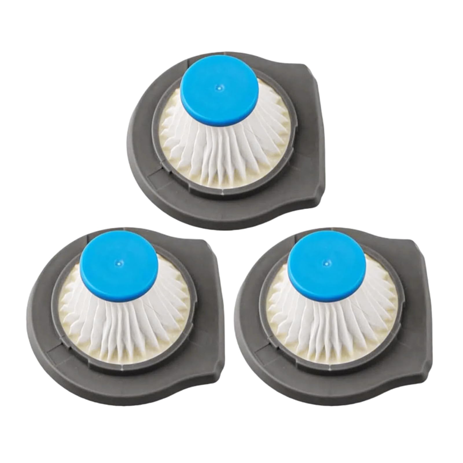 PANGBOER Replacement for Handheld Vacuum Home Upkeep, 3 Pack ABS PET Parts with Frame, Routine Household Debris Maintenance Handheld Vacuum Filter Refill Set Replacement Filter Pack Pleated Abs