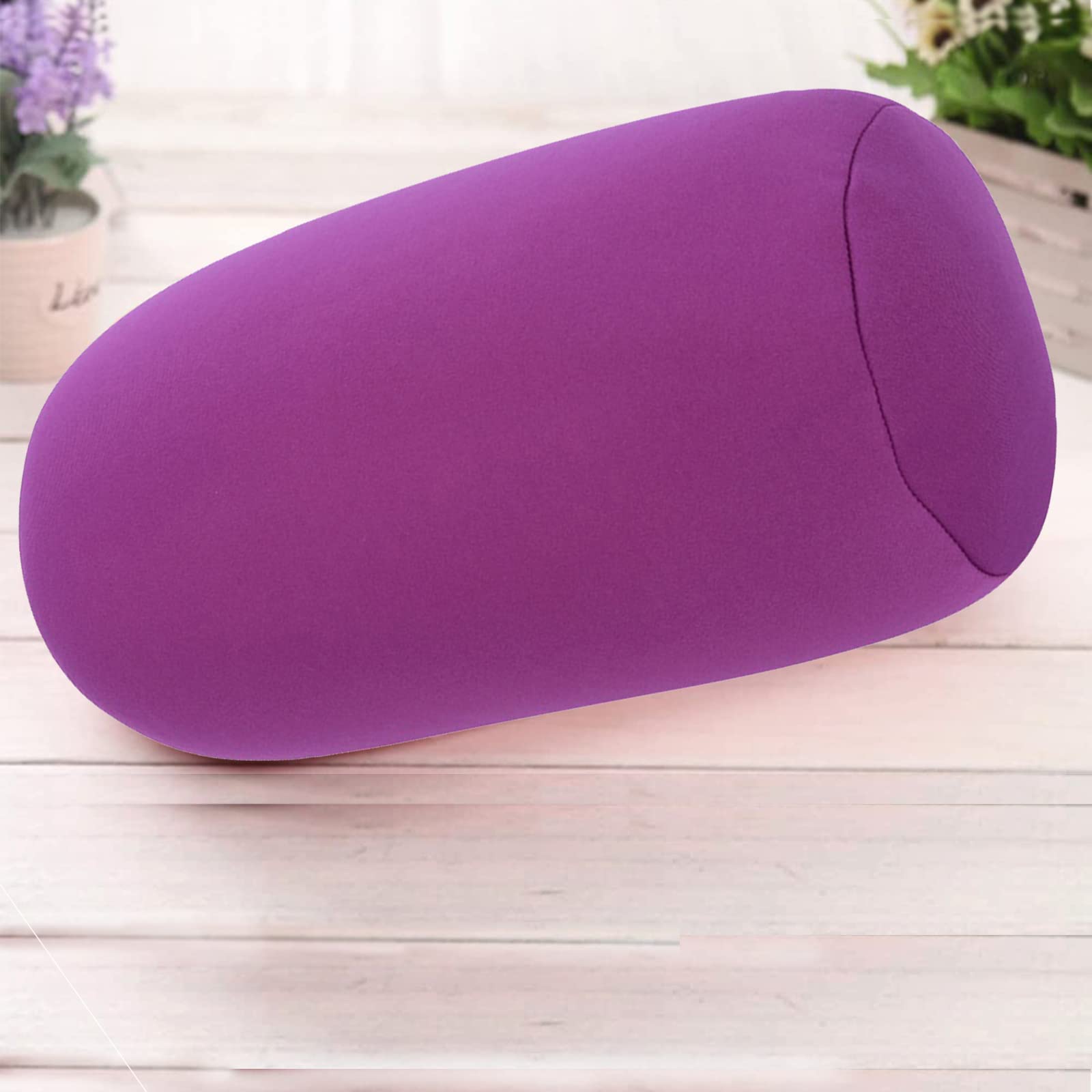 Coussin Microbilles Daynecety - Pour Cou, Nuque, Voyage - Nylon, 31x17cm