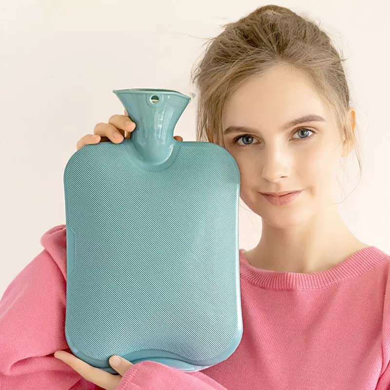 Giffy Premium PVC Made Hot Water Bag, BPA Free Heating Pad, Odorless Hot Water Bottle for Pain Relief, Period Pain, Muscle Cramps, 2 Litre Pink Pack of 1 3