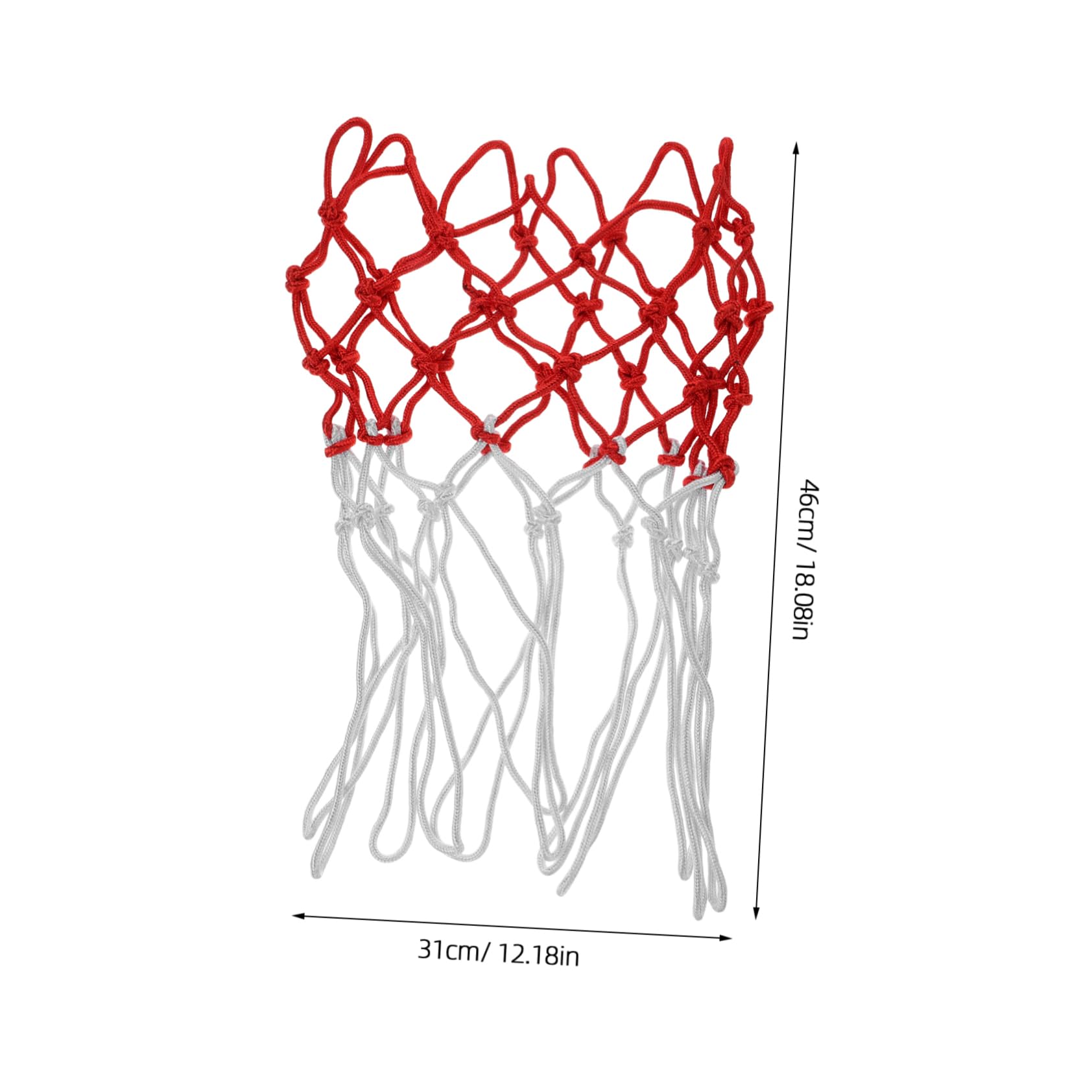Mipcase 2pcs Basketball Hoop Net Polyester Frame Net Outdoor/Indoor Basketball Supply Easy Install