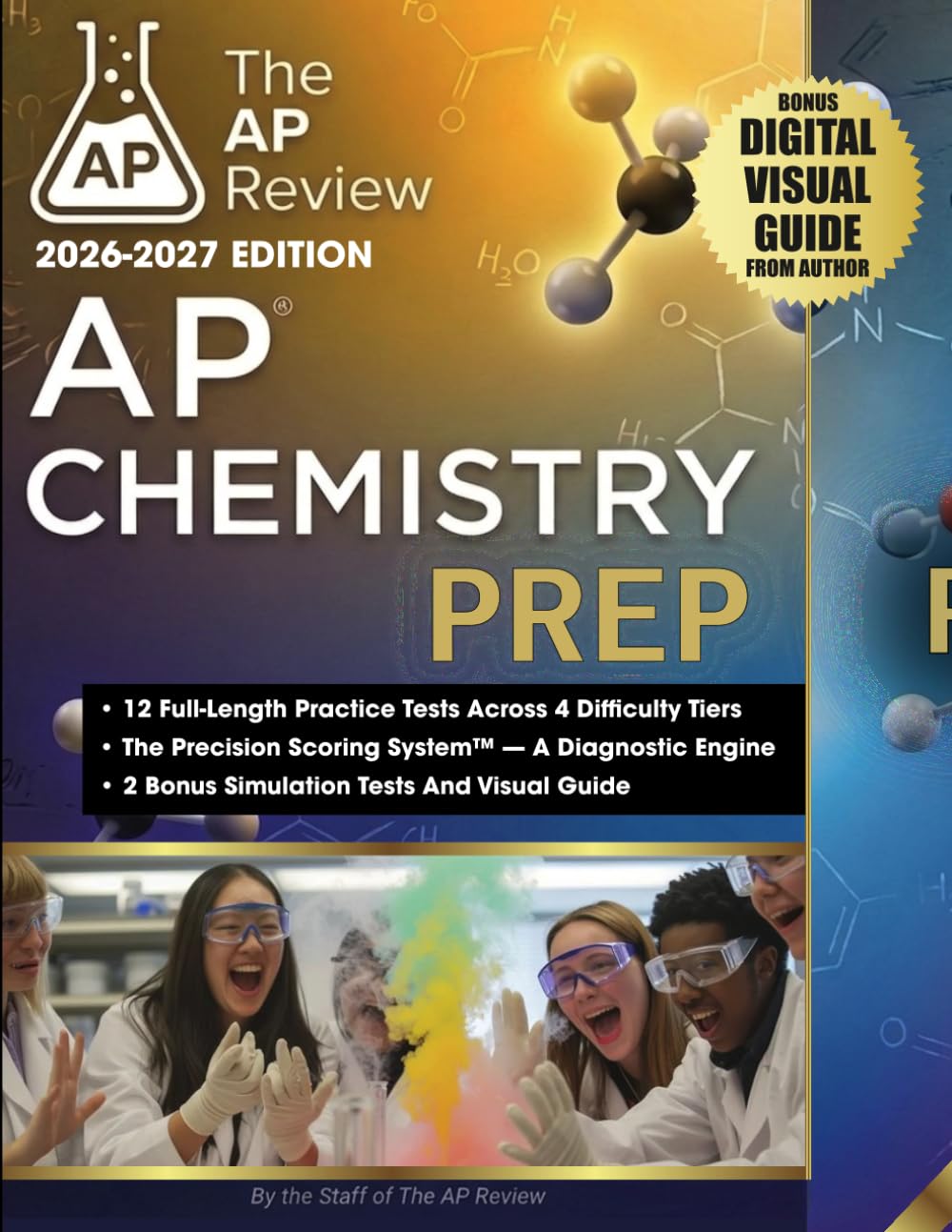 AP CHEMISTRY PREP: 12 Practice Tests + Precision Scoring System + Answer Explanations + AP Exam Simulations