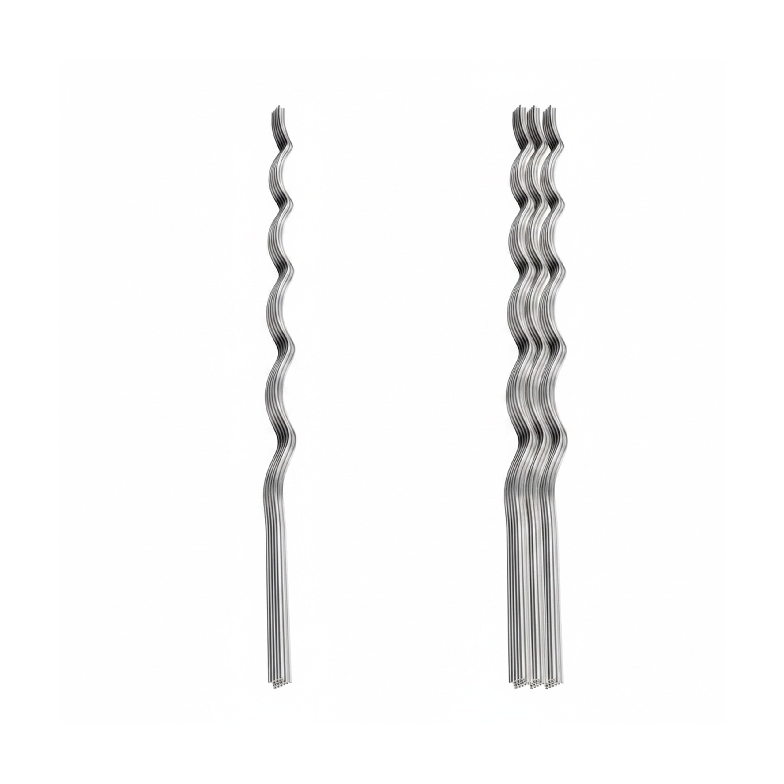 Relaxdays Supporto a Spirale per pomodori, Set da 10, Altezza 150 cm, Ø 5 mm, Metallo zincato