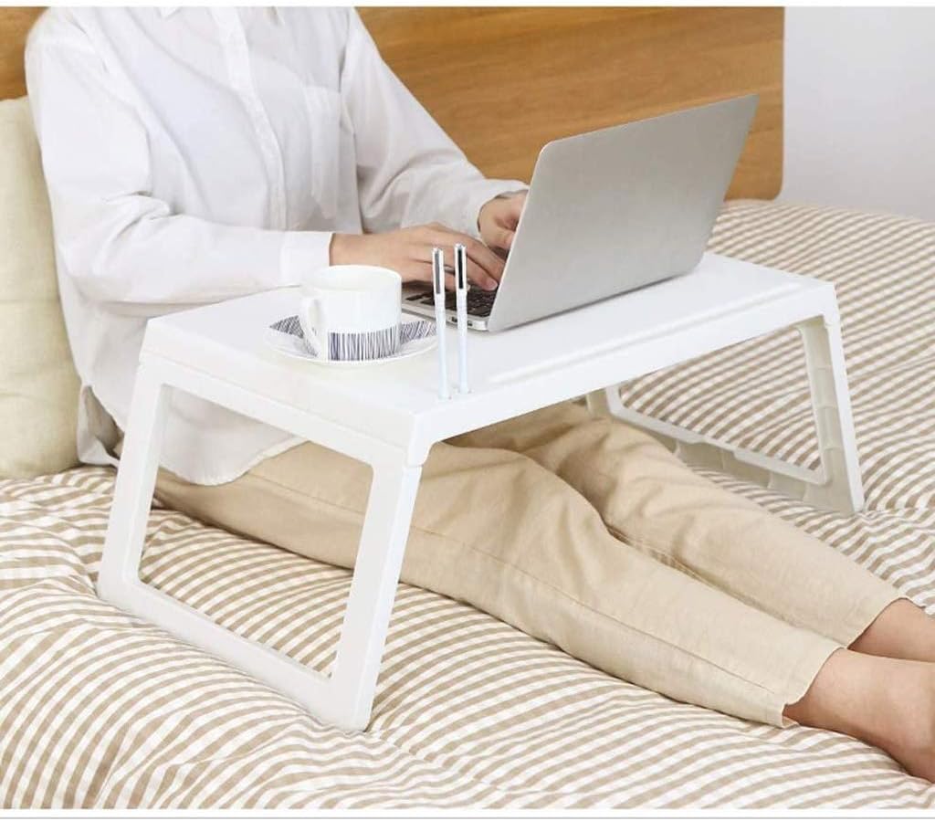 Laptop Bed Table Lap Desk Portable Bed Tray Table for Couch Sofa Breakfast Tray Dining Table Folding Dormitory Table Holder for Couch Floor Kid