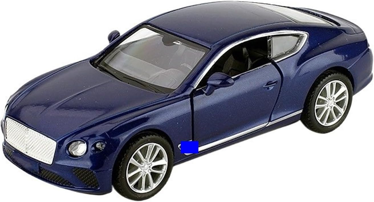 Classic Diecast Metal Alloy Car Model Scale 1:36 for Bentley Continental Metal Body Plastic Interior(Blue)