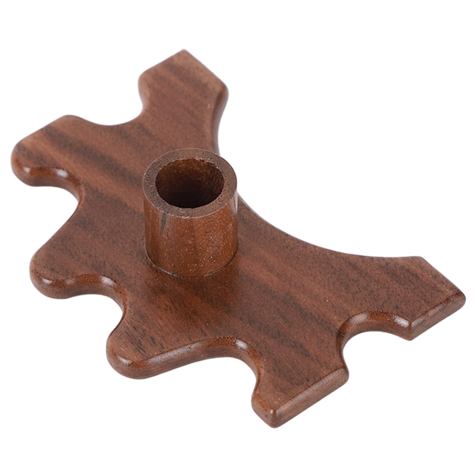 Testa del Ponte per Stecca da Biliardo, Accessorio per Stecca da Biliardo, Testa del Ponte in Legno di Noce con Finitura Lucida, Testa per Stecca da Biliardo per competizioni di