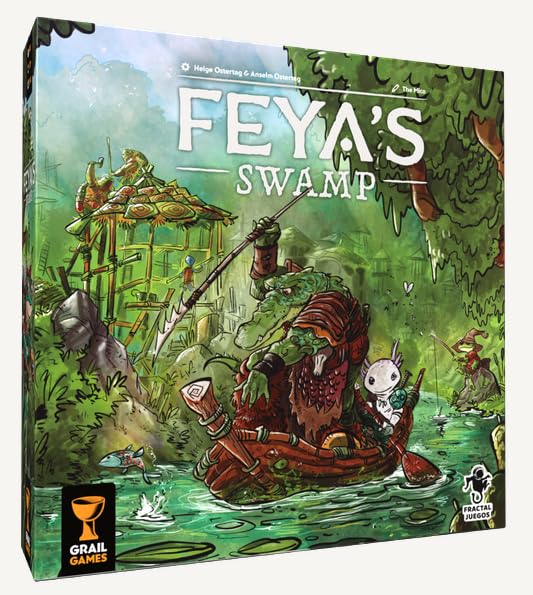 Feya's Swamp Jeu de société – Jeu de société stratégique Fantasy avec des matériaux durables et un design d'aventure atmosphérique | EN/FR