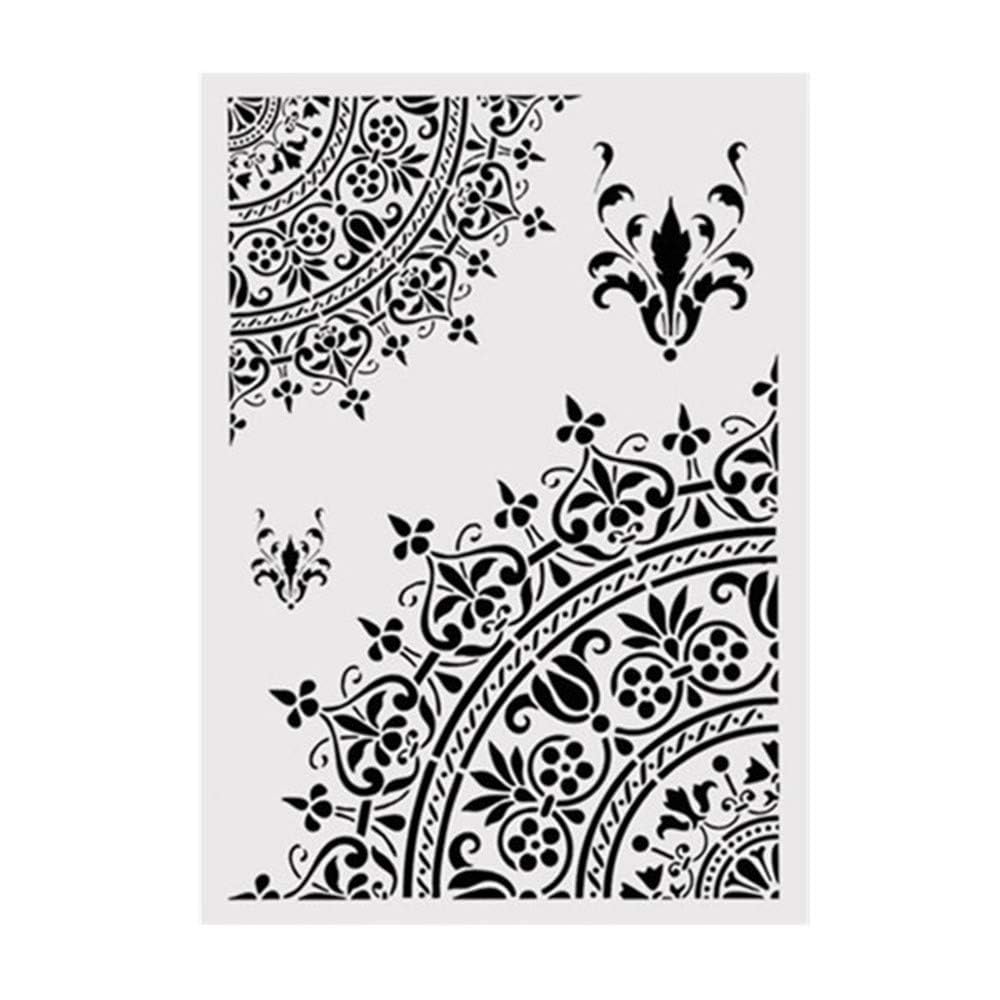 Ivana's Decorative Mandala Stencil Template for Painting on Walls Furniture, Mandala (A4 Size)-picture-12