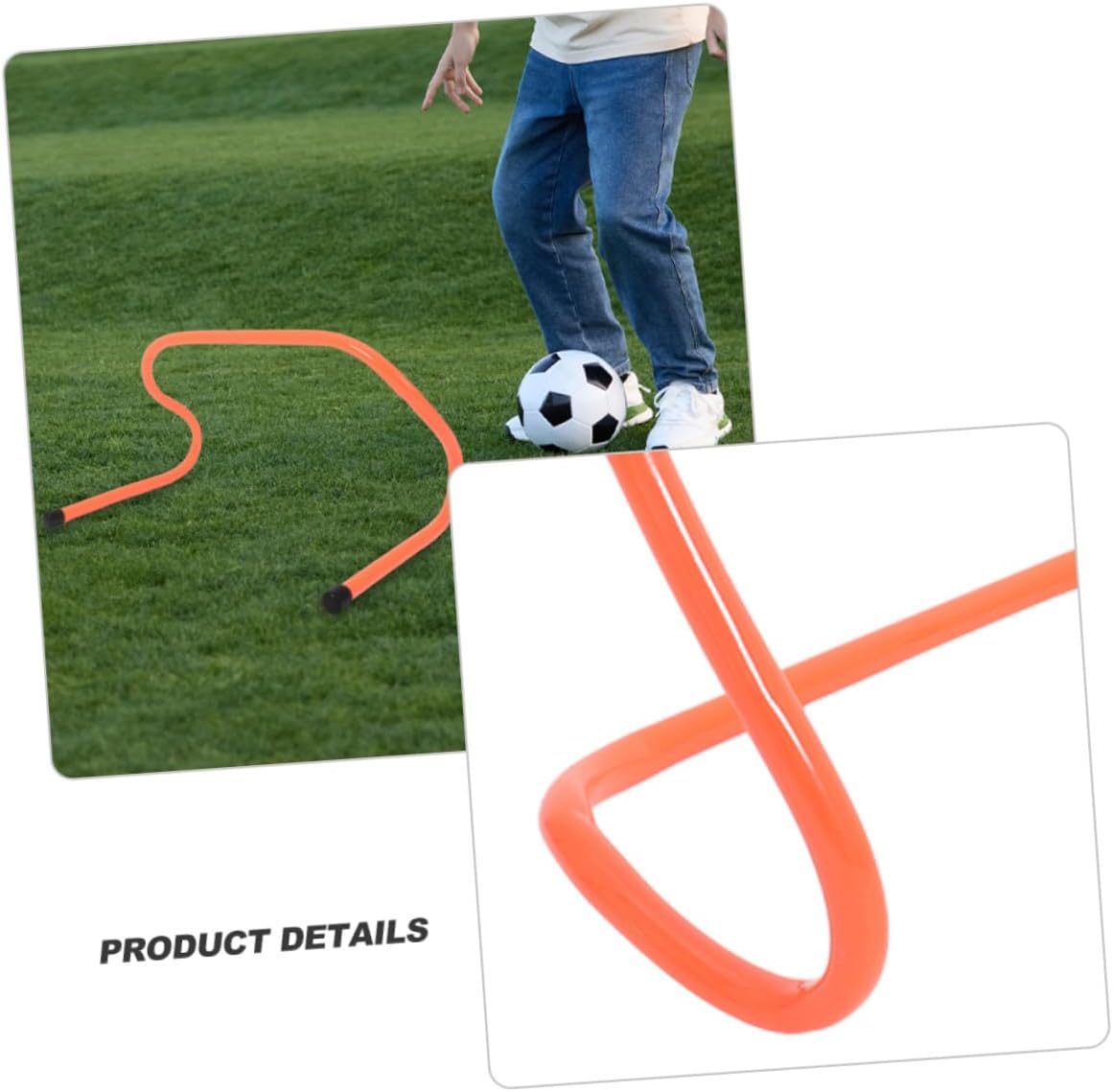 4pcs Agility Hurdles Plastic Training Speed Hurdles 15cm Height Sports Training Equipment for Football Soccer Track and Field Drills