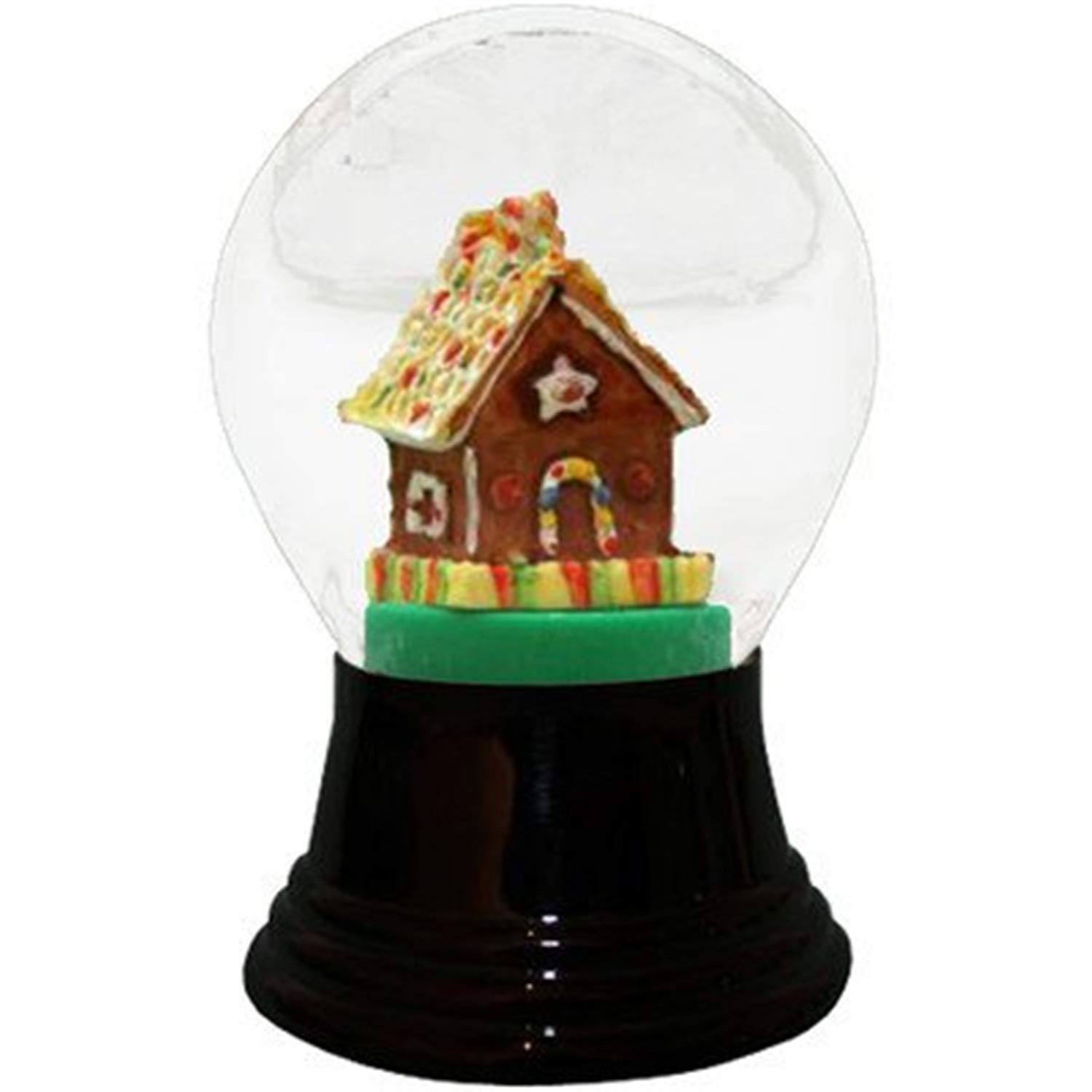 Alexander Taron Perzy Snowglobe Gingerbread House, Medium, 5-inch Height