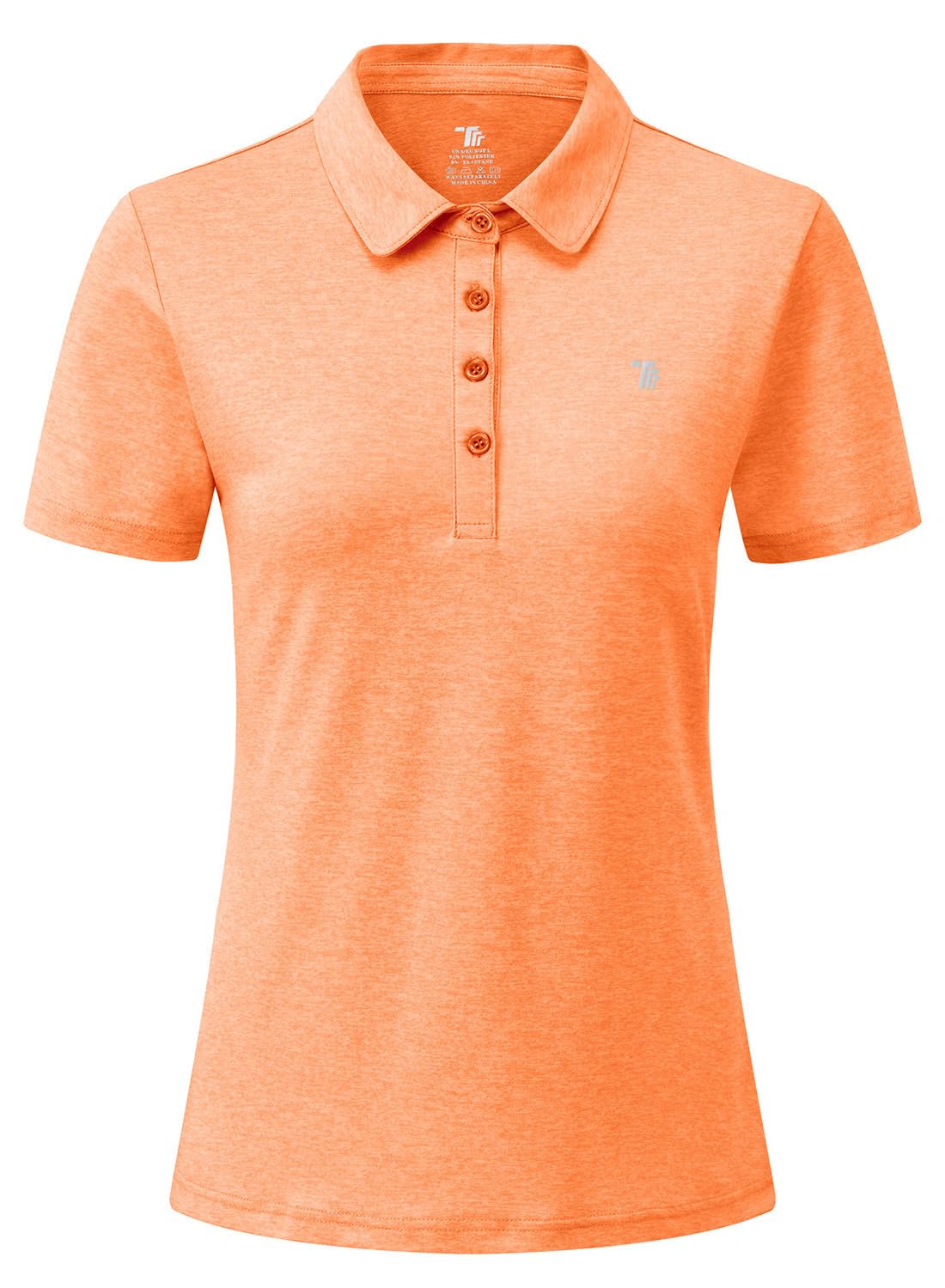 YSENTO Damen Golf Poloshirt Kurzarm Polohemd Schnelltrocknend Atmungsaktiv Sport Tennis Lady-Fit T-Shirts