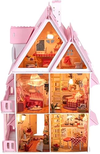 Corneliaa Beautiful Little House Dollhouse Kit Costruzione casa delle Bambole Miniatura Corneliaa Beautiful Little House Dollhouse Kit Costruzione casa delle Bambole Miniatura