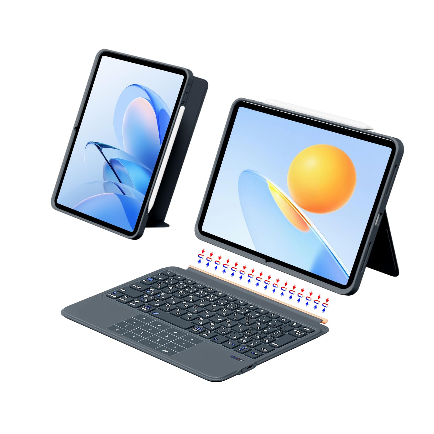 Amazon.co.jp: Ewin iPad A16 11世代/10世代 キーボード付きケース