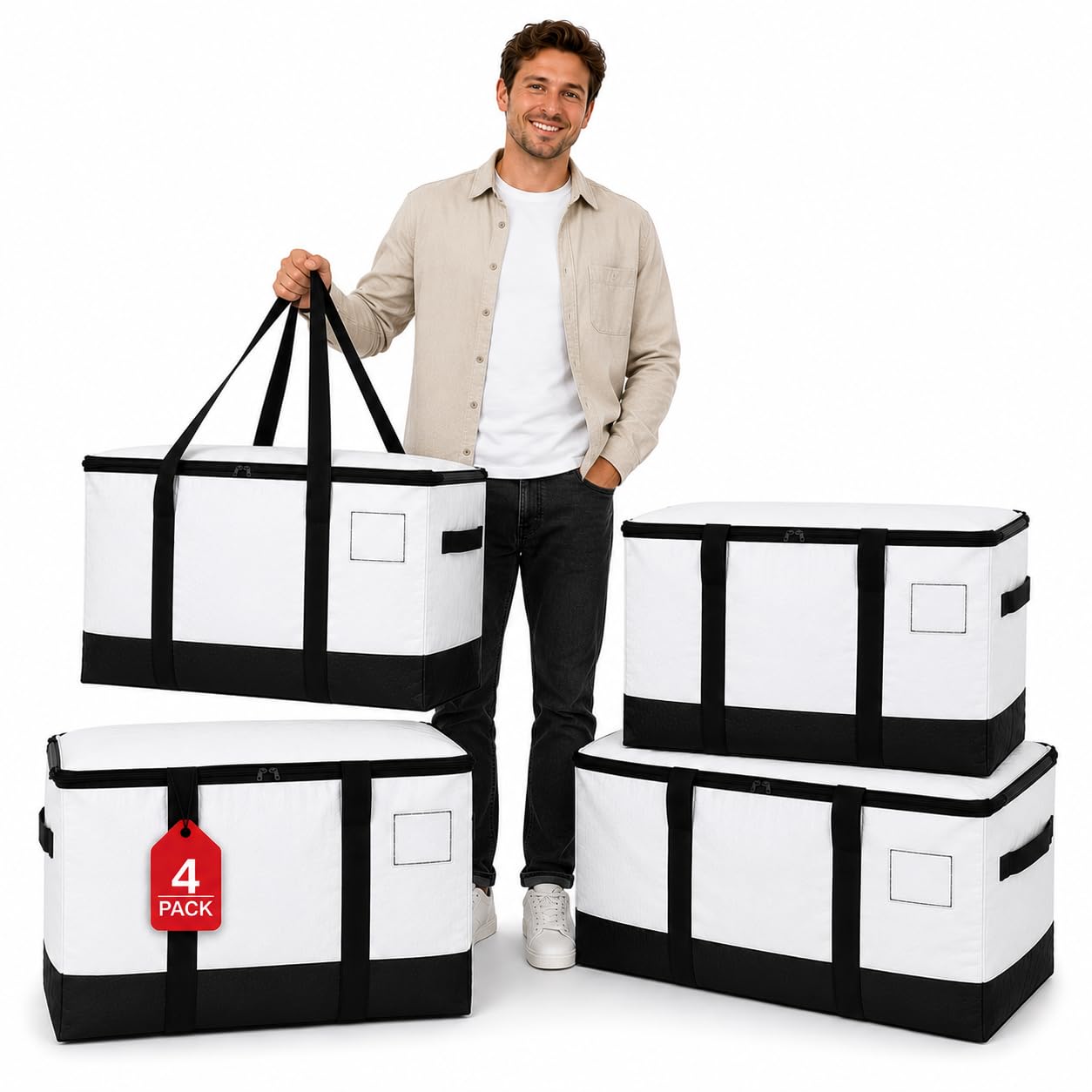 Big Storage Bags, Large Bags for Moving House, Extra Strong for House Moves