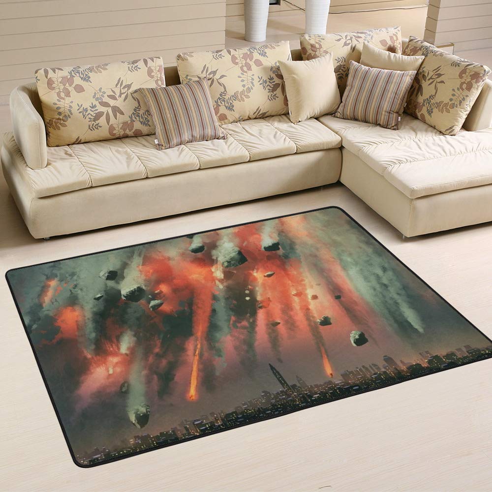 Tapis de grande taille en microfibre pour éviter les sols froids du salon