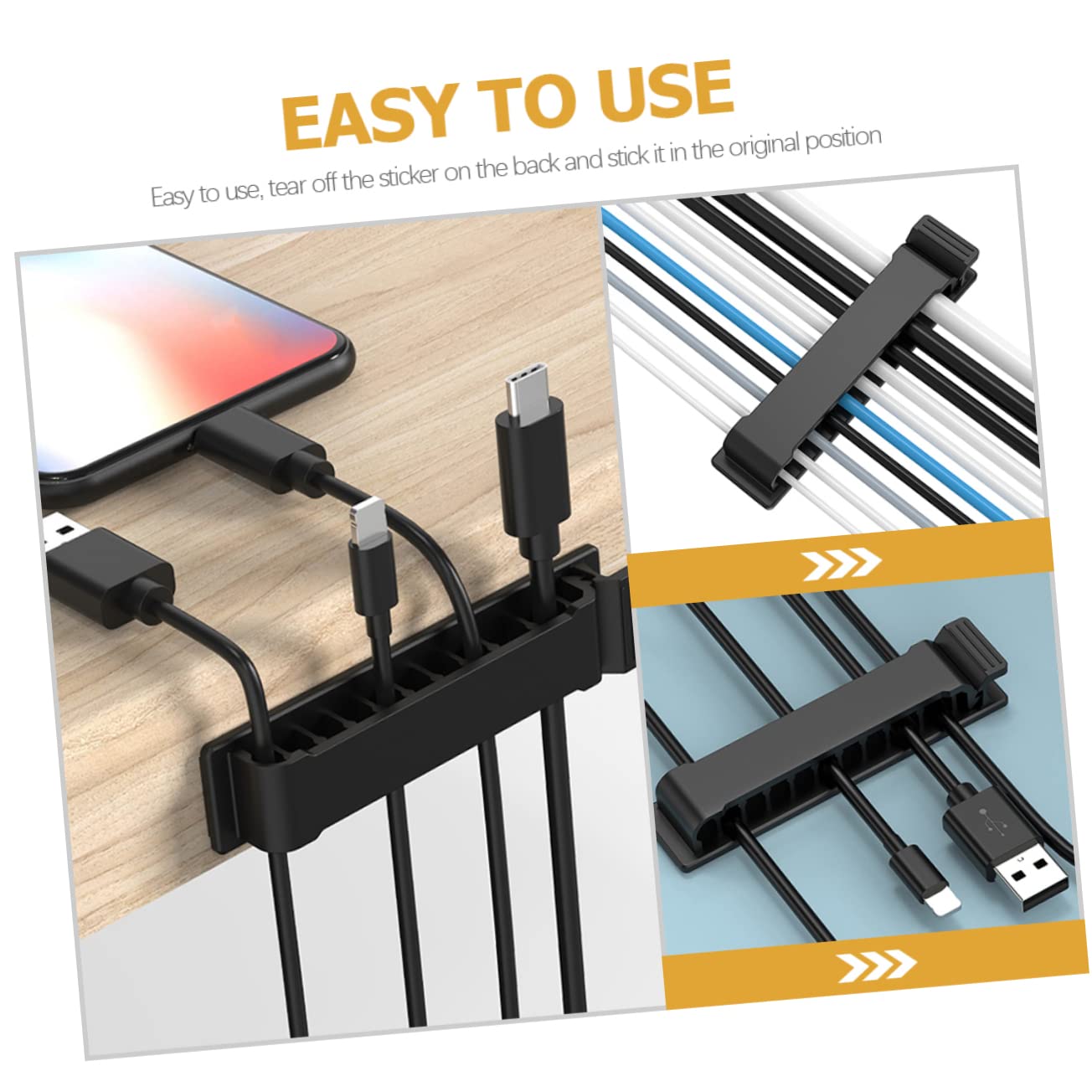 ケーブルクリップ 充電ケーブル オーガナイザー スタンドデスクトップ用 くま 楽天市場】1パックのケーブルホルダークリップ、アップグレード