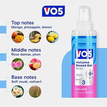 VO5 Volume Boost Gel Spray, 200ml