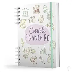 Caderno De Controle Financeiro - Capa Dura - Registro Financeiro Mensal