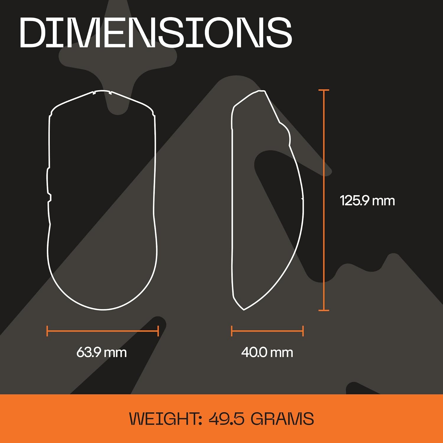 Higround Yuma Wireless Mouse - CELSHADE, Lightweight Gaming Mice, PIXART 3395 Sensor, 26K DPI, 650 IPS, 50G Acceleration, Up to 70 Hours Battery Life, 4KHz Wireless Polling Rate with Motion Sync