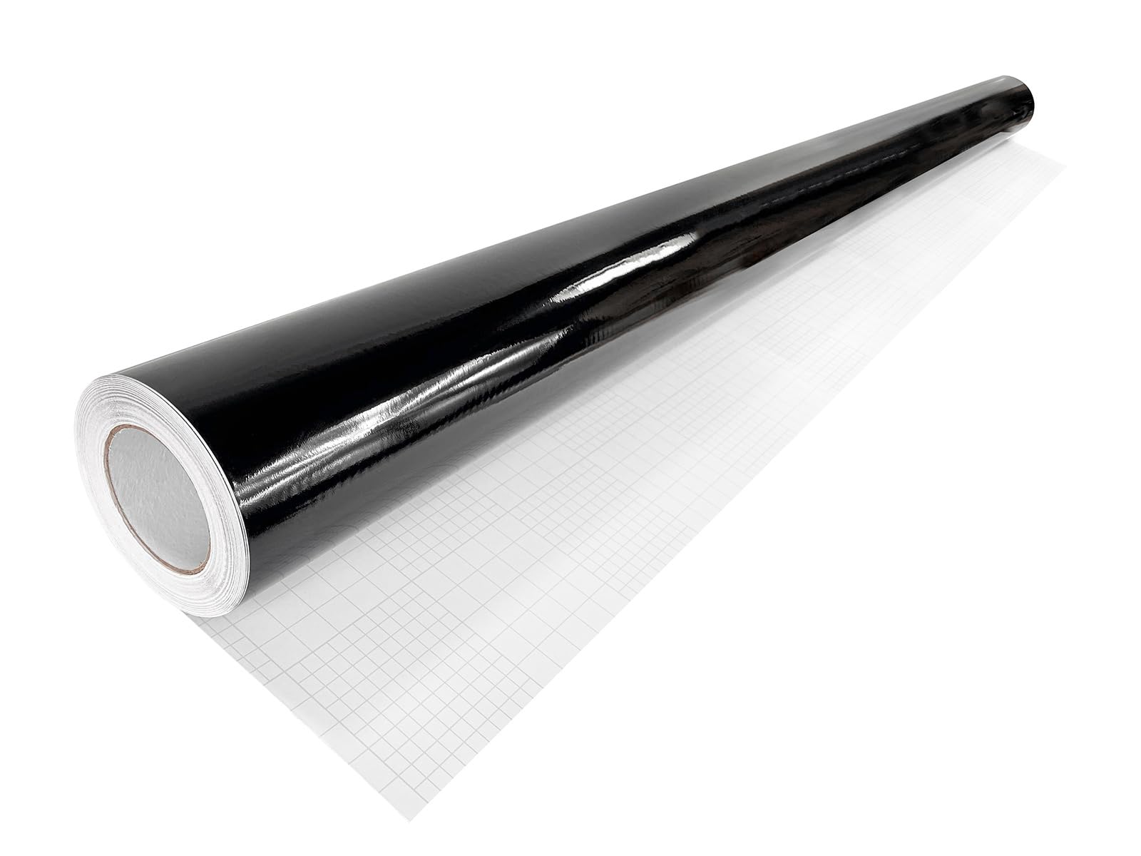 DecoMeister Vinilo para Coche 151x200 cm - Película de Vinilo Autoadhesiva Antiburbujas y Termoformable - Lámina de Wrapping para Automóviles y Muebles - Protección UV y Antirrayas - Negro Brillante
