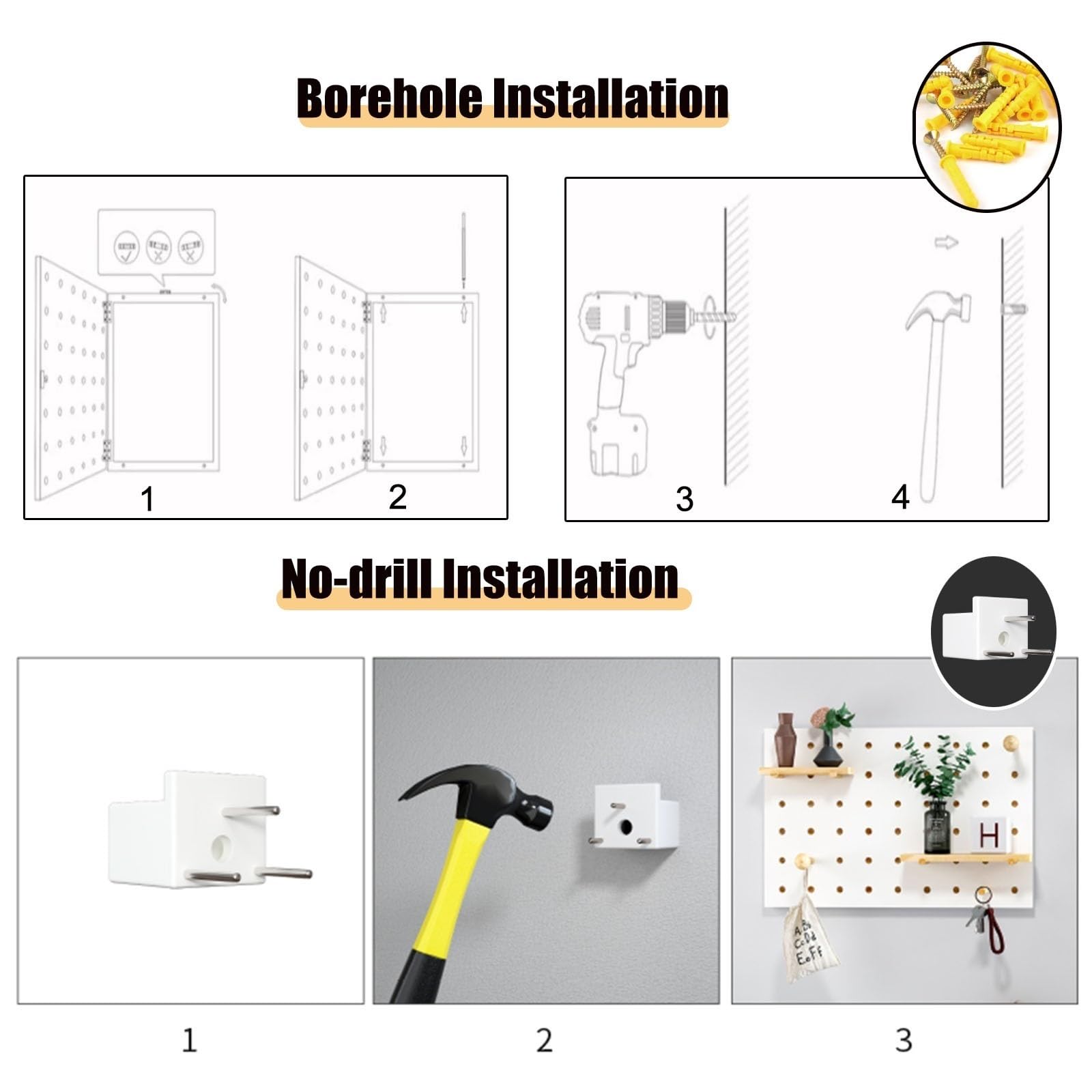 Tapa Contador Cubierta Decorativa Para Panel Eléctrico, Cuadro Decorativo Para Medidor Eléctrico Con Bisagras, Estante Almacenamiento De Madera Para Colgar En La Pared, Tapa Abatible(Style 3,40x30 cm(