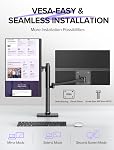 UPERFECT 15.6" Portable Monitor Touchscreen, 10-Point 1080P FHD IPS Portable Screen w/VESA/Smart Cover, Eye Care USB-C Mini HDMI Travel Screen for Laptop/Game Consoles/Phone/Tablet