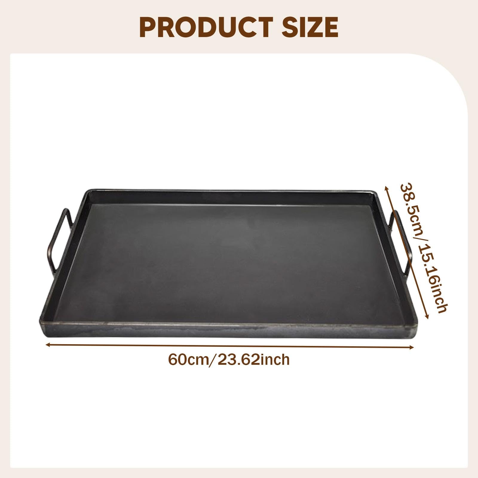 Plancha Plana para Barbacoa, Accesorios Multiusos, Utensilios de Cocina Portátiles, Sartén