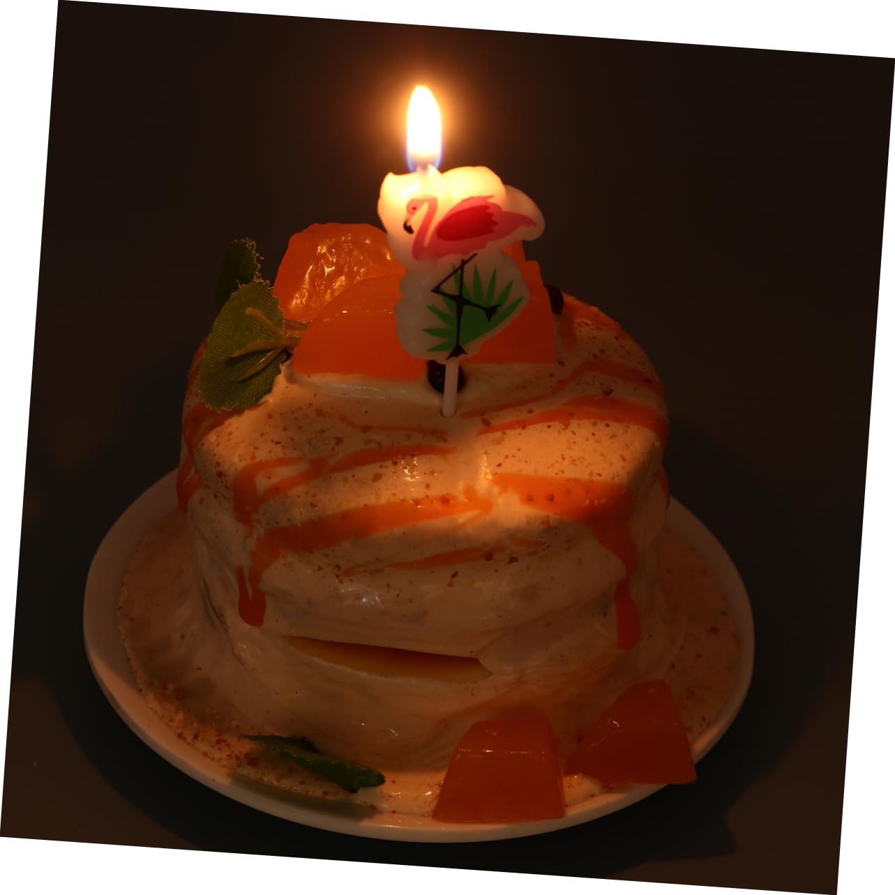 PRETYZOOM 3 Series Velas De Flamenco para Decoración De Tartas Velas para Tartas Vela De Flamenco Vela De Flamenco con Diseño De Flamenco 30 Piezas*3