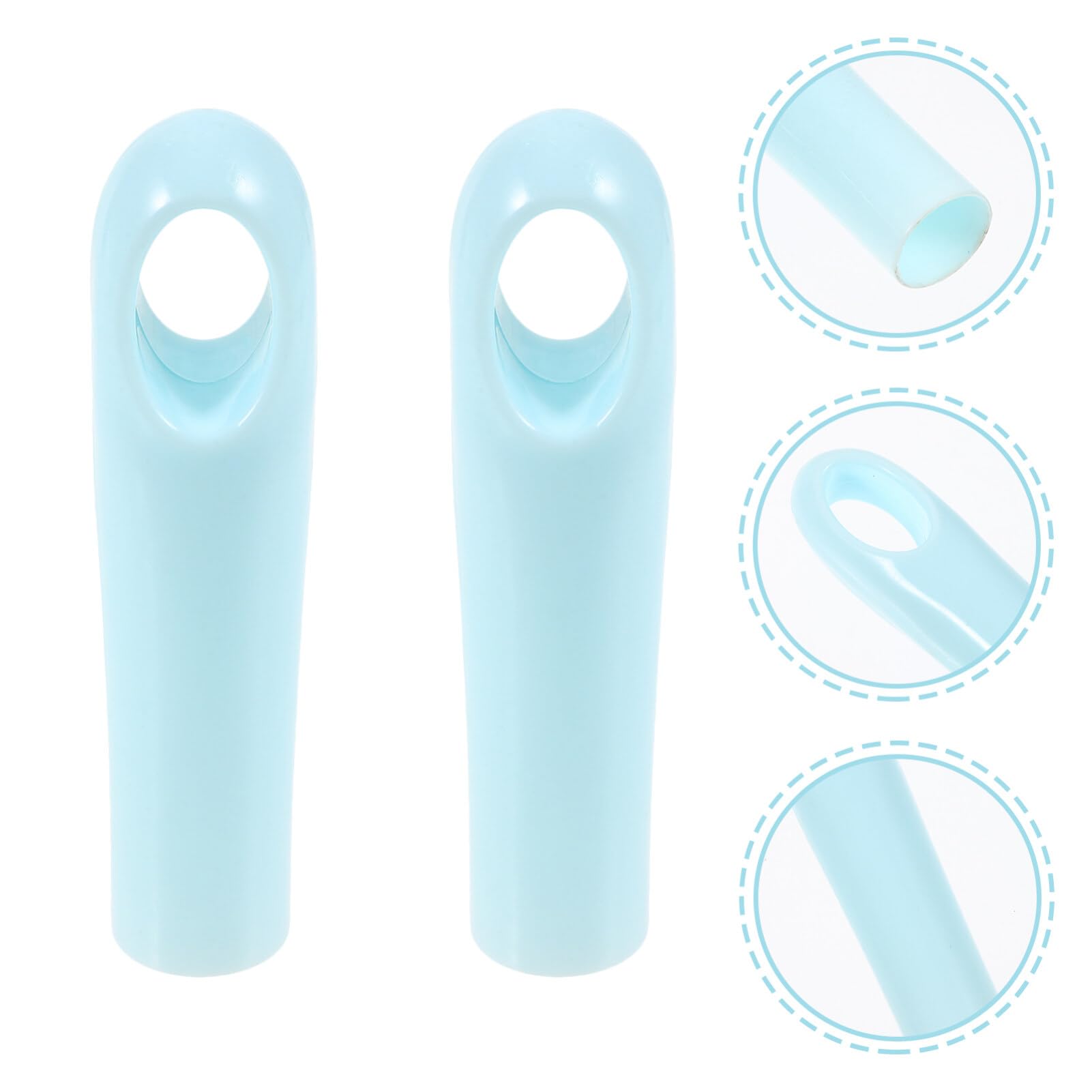 Produktbild von Iplusmile Mop-Ersatzgriff-Set – 6-teilig, Kunststoff, 25 Mm Durchmesser, Ergonomisch, Rot