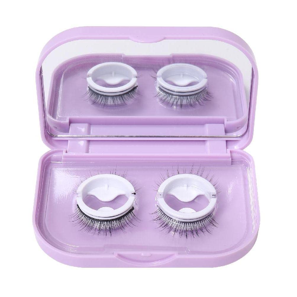 2 Pairs Self Adhesive Eyelashes False Eyelashes No No Eyeliner False Lashes Natural Looking Fake Eyelashes Gifts Waterproof False Eyelashes Natural Look