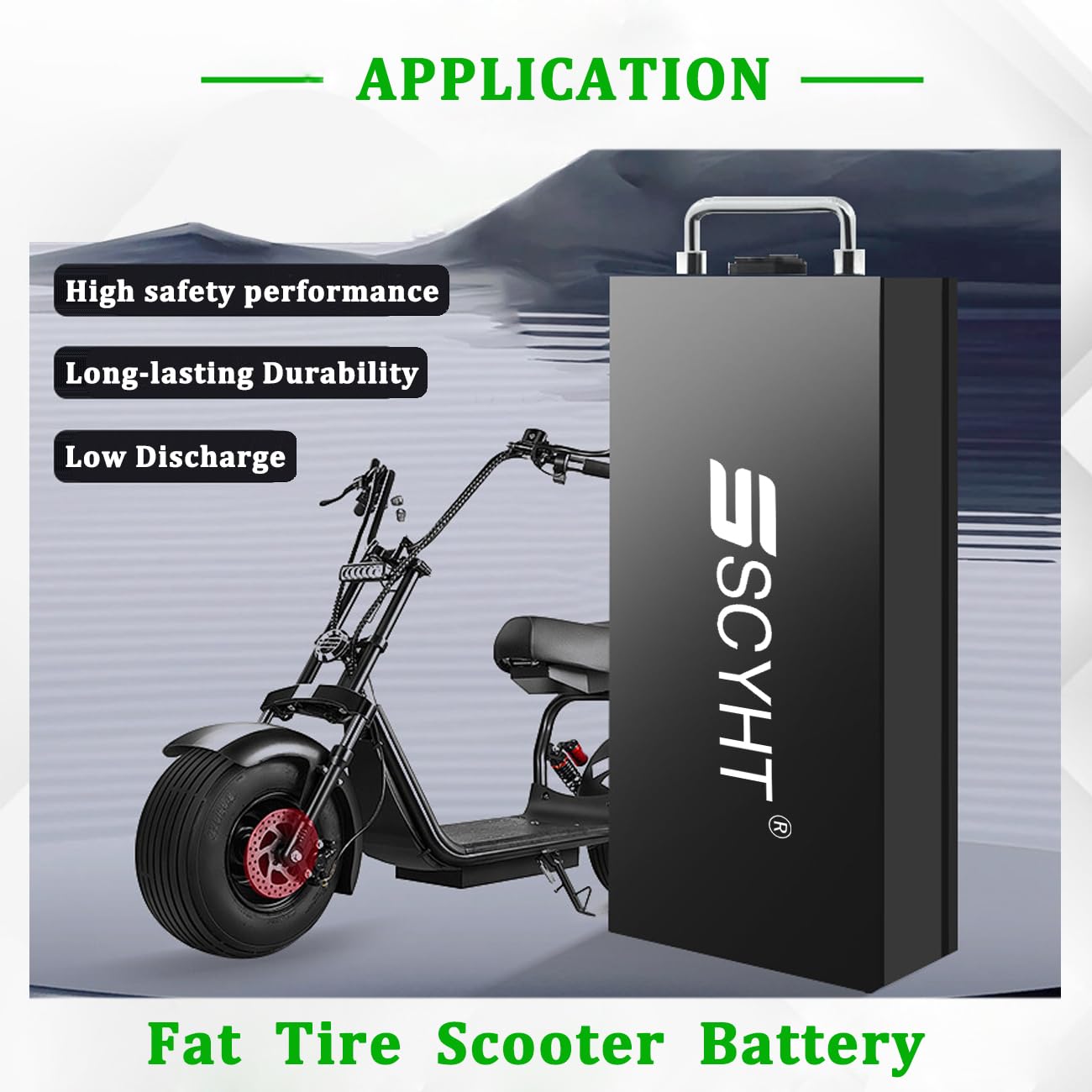 Herausnehmbarer Akku 48 V Lithium-Akku 60 V 20 Ah 18 Ah 25 Ah 30 Ah Li-Ion-Akkus 72 V Motorradakkus mit Ladegerät und BMS für Motoren von 250 W bis 1800 W