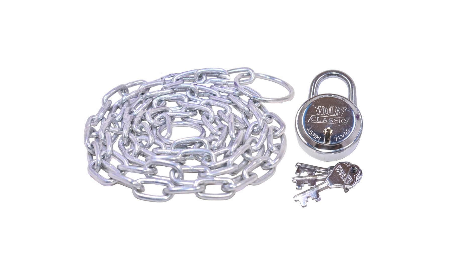 Bicycle Lock Thin Chain Lock Wth Metal Chain With Lock For Gate