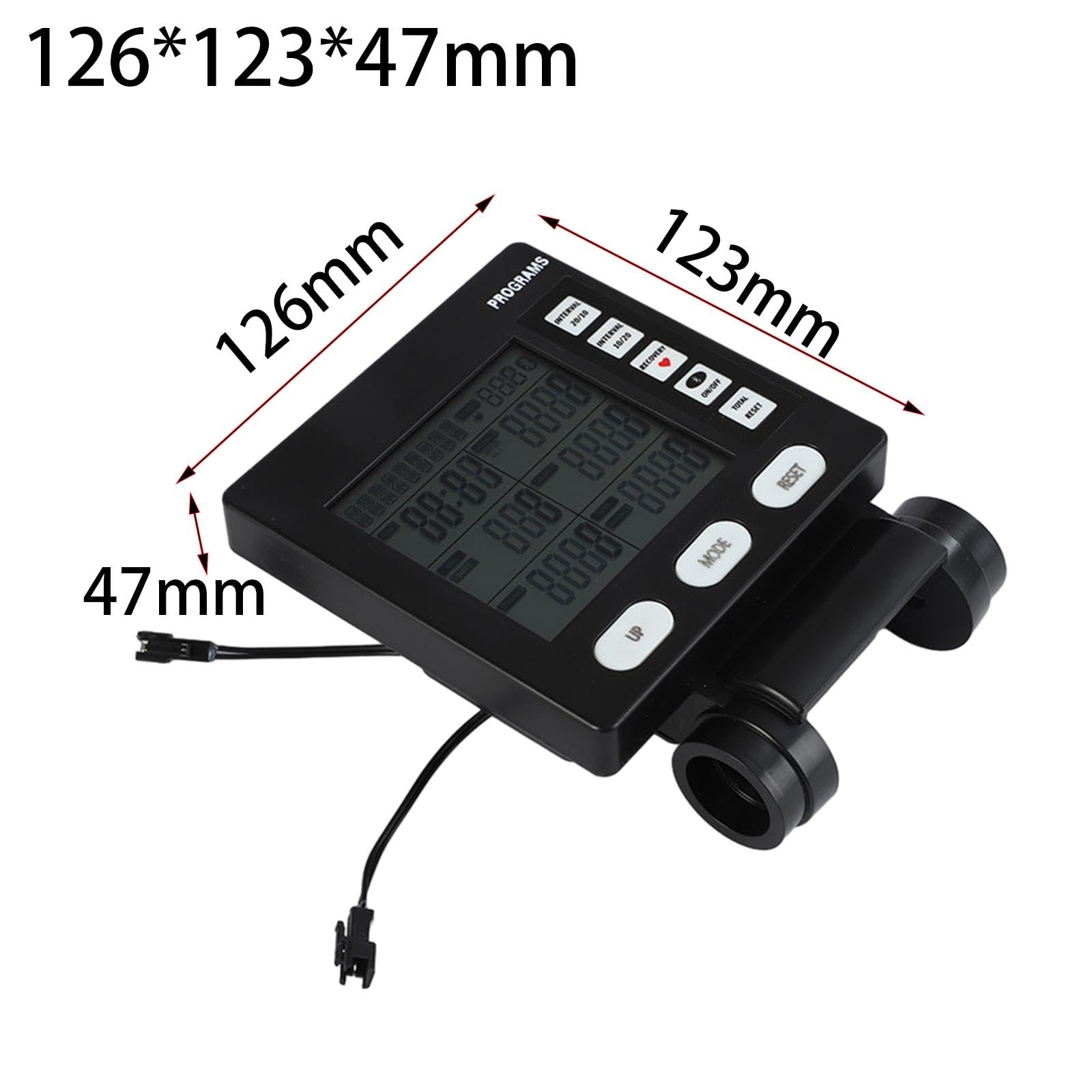 Contatore Vogatore Contachilometri velocità Schermo Accessorio Fitness Dispositivo Conteggio Calorie Funzione Multipla Adatto per