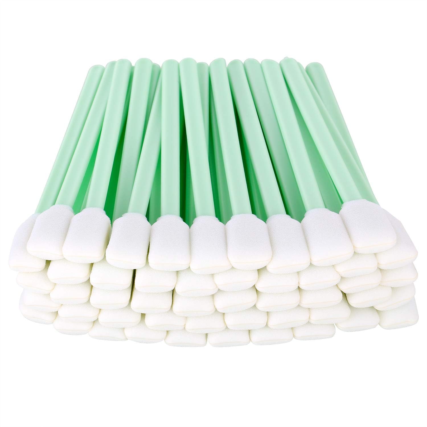 UREC-Multi-Purpose Cleanroom Cleaning Swab, Green, Size: 5 inch (Foam Tip [Pack of 50 Pcs])-image-5