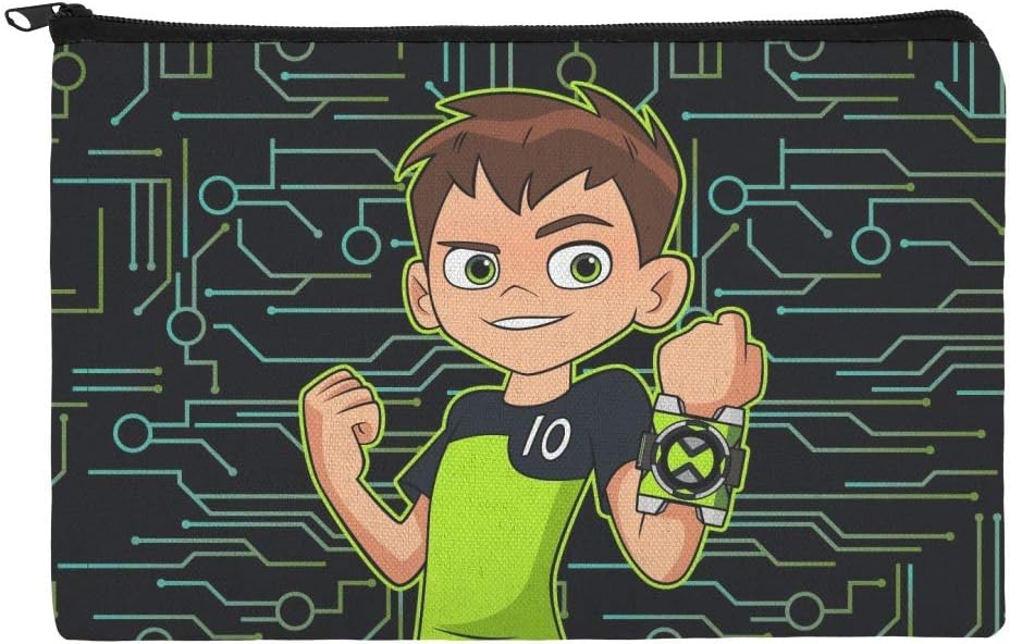 Ben 10 Ben Tennyson Pencil Pen Organizer Zipper Pouch Case