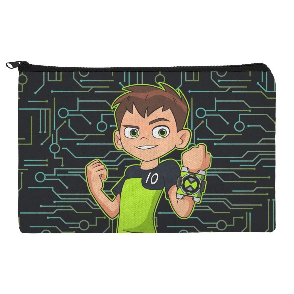 Ben 10 Ben Tennyson Pencil Pen Organizer Zipper Pouch Case