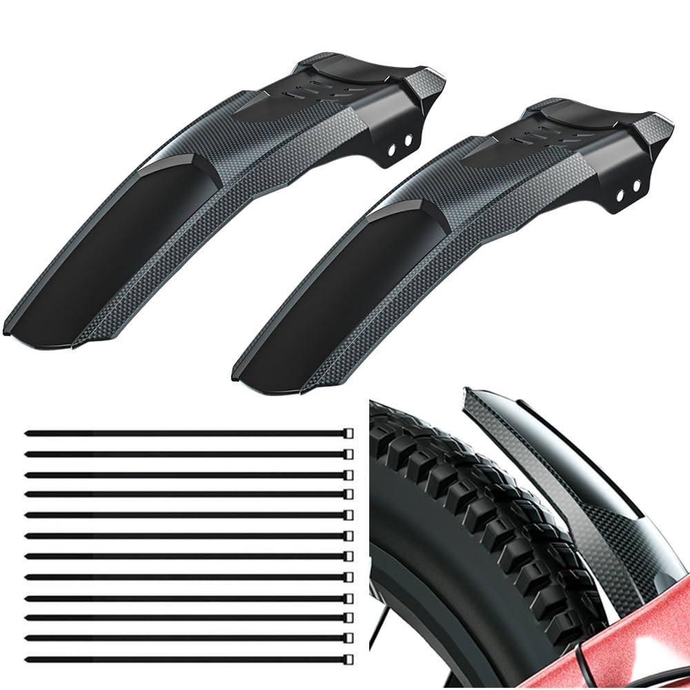RBRL Parafango bicicletta per mountain bike, universale, 24-29 pollici, smantellamento rapido, parafango per bicicletta regolabile ad angolo, RD-1000
