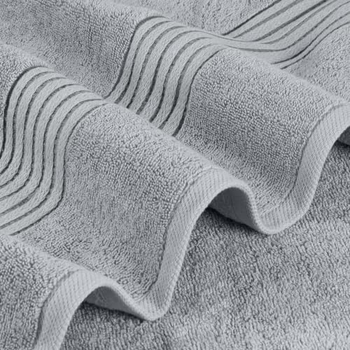 Image of Utopia Towels Luxurious Bath Towels Set, 27x54 in, 4 Pack, Soft, Cool Grey