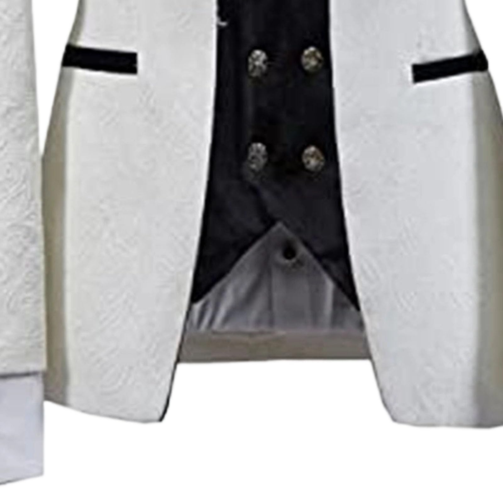 Męski 3-częściowy garnitur na ślub żakardowy slim fit 3-częściowy garnitur żakardowy kołnierz smoking spodnie i kamizelka