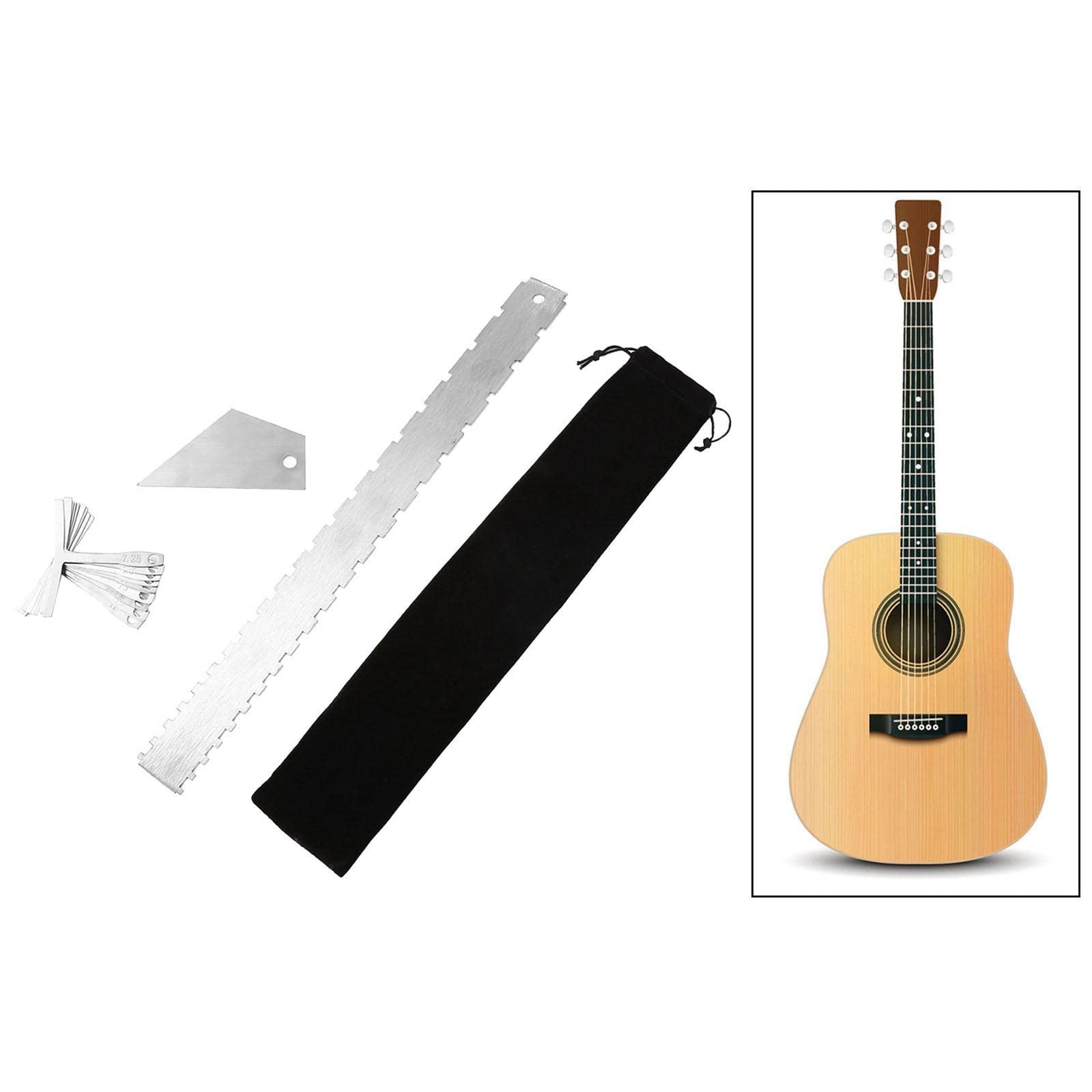 Herramientas De Guitarra Herramienta De Medición para Luthier De Guitarra Herramienta De Medición De Cuerdas Inferiores