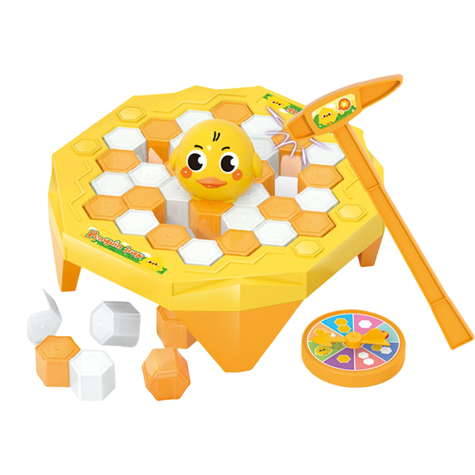 PLCPDM Save Penguins Knocking Ice Game Children Adult Board Stress Relief Toy Funny Desktop Stress Relief Toy Save Penguins Knocking Ice