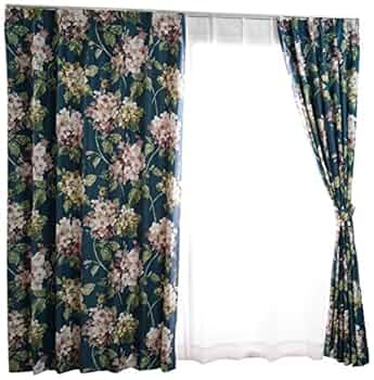 ディズニーカーテン 100×200 アリス ドレープ 遮光 アジサイ スミノエ スミノエ ディズニー カーテン アリス/アジサイ 100×200cm 1枚入