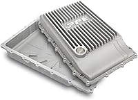 PPE Heavy-Duty Cast Aluminum Transmission Pan for Ford F-150 2017+, Ranger 2019+, Mustang 2018+ 10R80 - Superior Cooling & Drain Plug